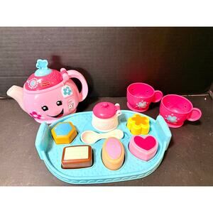 Fisher-Price Laugh & Learn Sweet Manners Tea Set sounds & lights pretend play